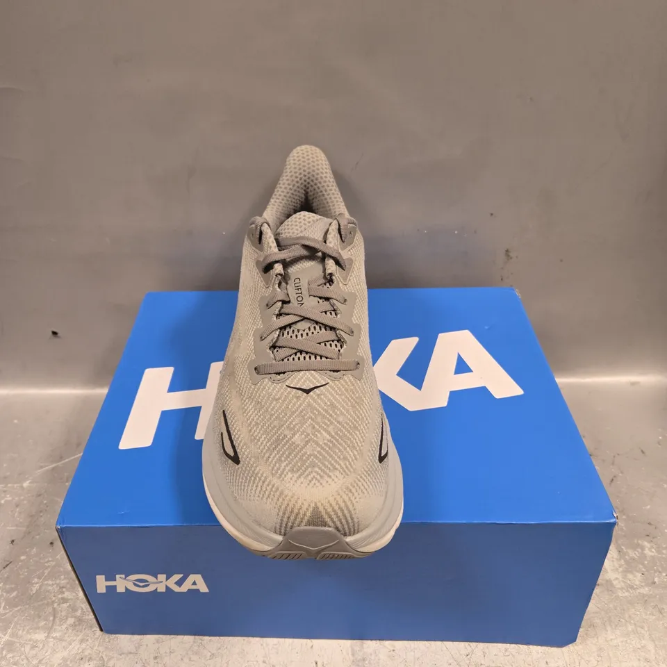 BOXED PAIR OF HOKA CLIFTON TRAINERS - 11