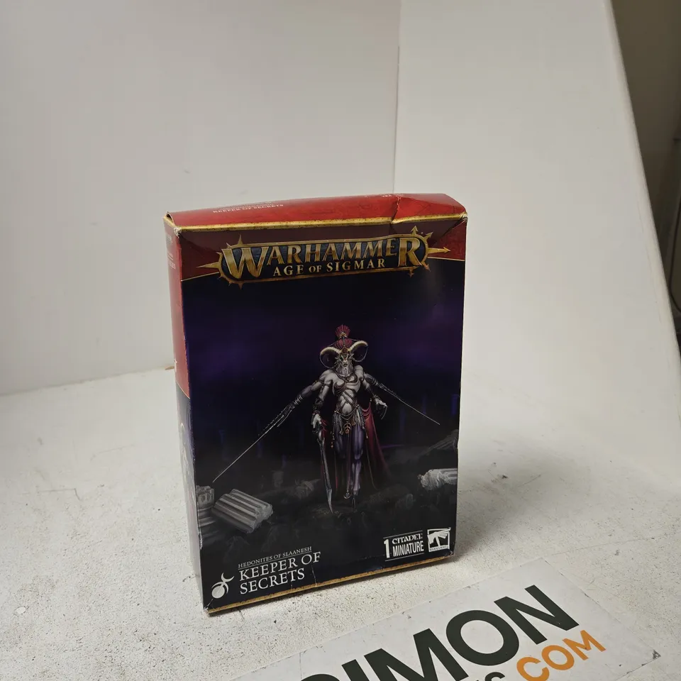 WARHAMMER AGE OF SIGMAR KEEPER OF SECRETS – CITADEL MINIATURE, BOXED