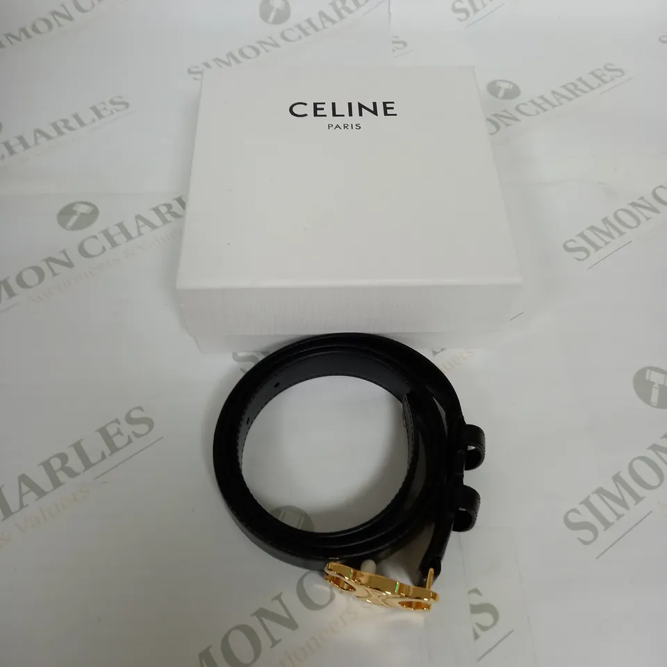 BOXED CELINE LEATHER BELT 