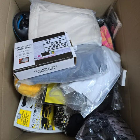 LARGE BOX OF APPROXIMATELY 20 ASSORTED ITEMS