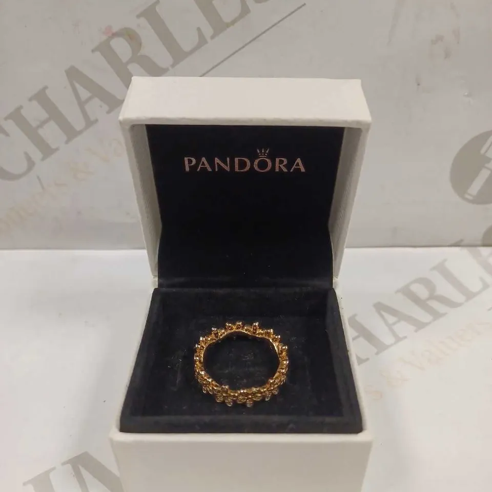 PANDORA WOMEN'S FLORAL PATTERN RING