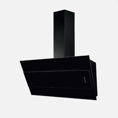 ZANUSSI CHIMNEY HOOD 90CM BLACK MODEL ZFVX19K