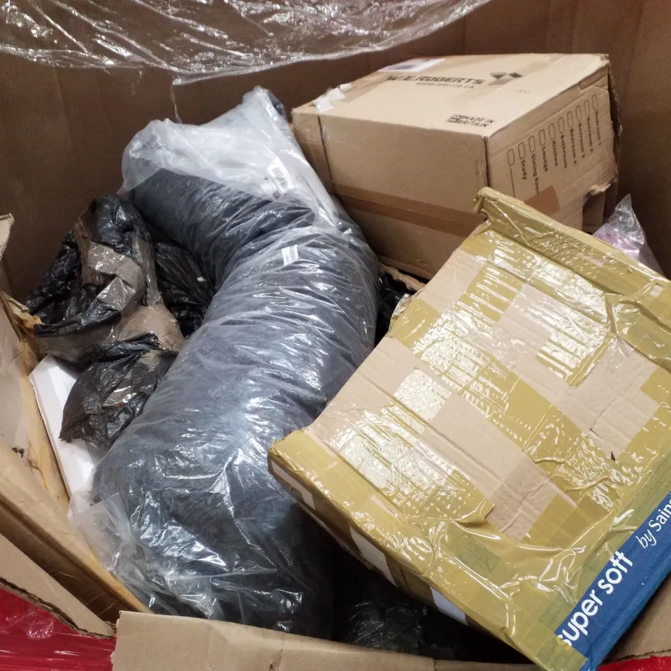 PALLET CONTAINING ASSORTED PRODUCTS INCLUDING GAMING CHAIR, BATHROOM MIRROR, CABINET & MULTIPURPOSE STEAM CLEANER 