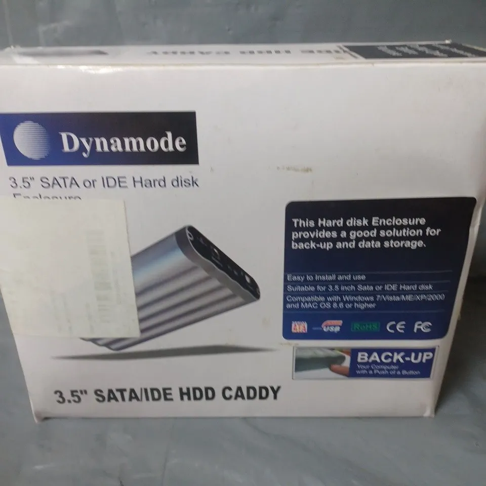 DYNAMODE 3.5" SATA OR IDE HARD DISK ENCLOSURE
