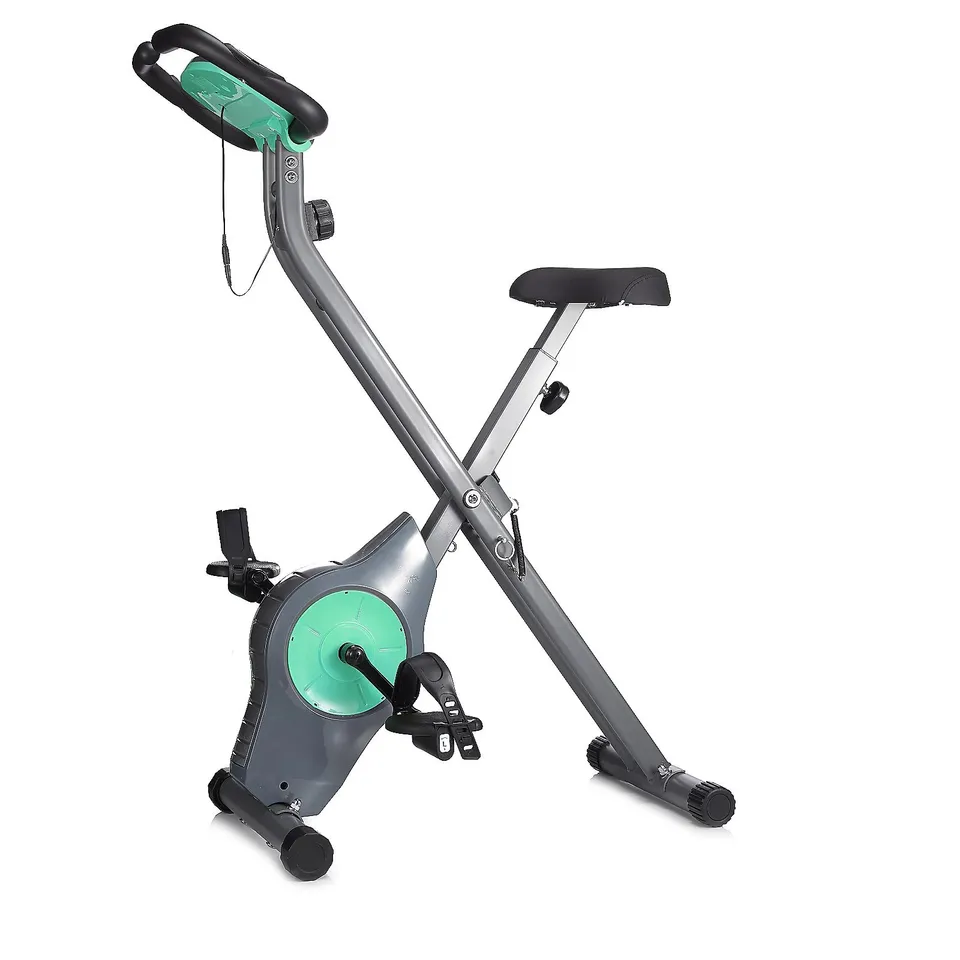 DAVINA FITNESS FOLDING MAGNETIC EXERCISE BIKE - MINT - COLLECTION ONLY