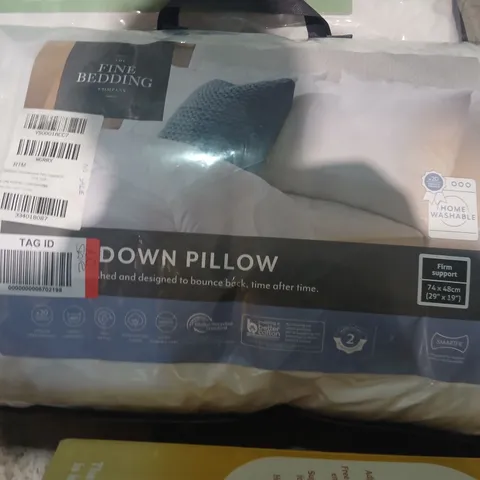 DOWN PILLOW 74 X 48 CM (29 X 19 IN) – THE FINE BEDDING COMPANY