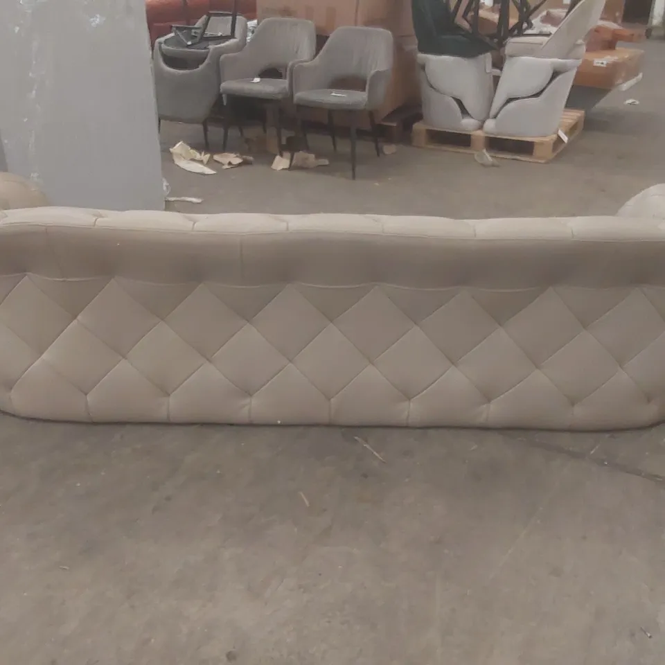 DANETTI LUXE LEATHER 3 SEATER SOFA - MISSING FEET