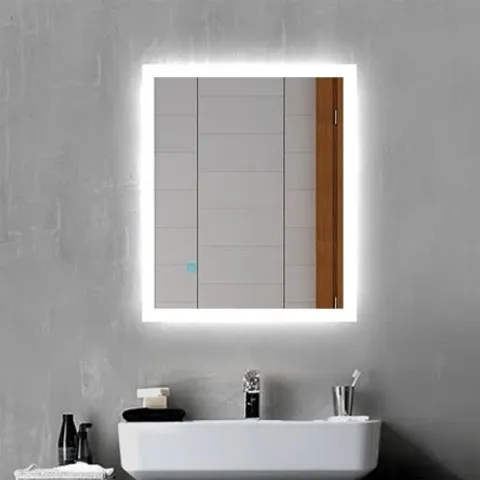 BOXED 60×50 ILLUMINATED LED BATHROOM MIRROR