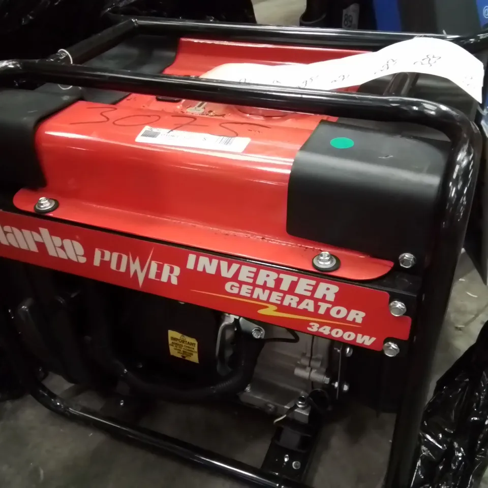 CLARKE IG3500AF 3.4KW PETROL INVERTER GENERATOR