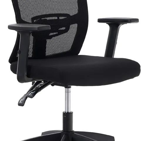 BOXED ALPHA HOME ERGONOMIC HOME DESK CHAIR WITH LUMBAR SUPPORT WITH ADJUSTABLE ARMREST & SEAT CUSHION 