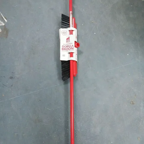 RED 2-IN-1 DUAL ACTION GORILLA BROOM - COLLECTION ONLY 