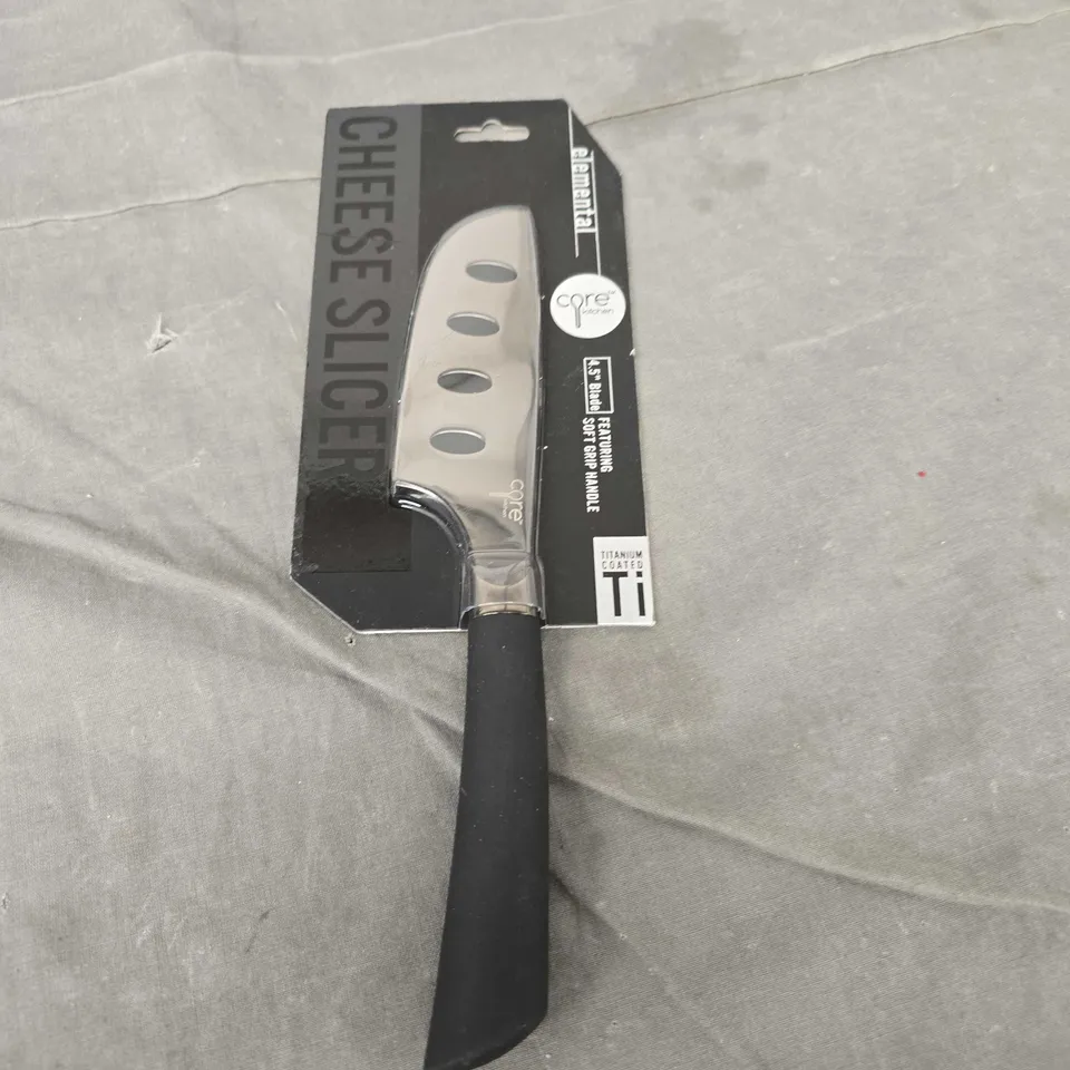 APPROXIMATELY 20 CORE ELEMENTAL CHEESE SLICERS 4.5" BLADE