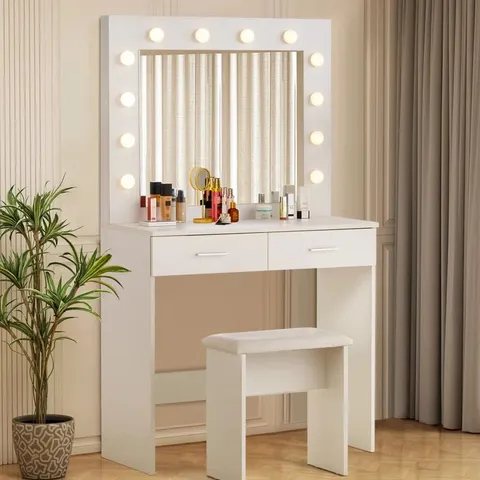 BOXED LUBELIHLE DRESSING TABLE WITH MIRROR
