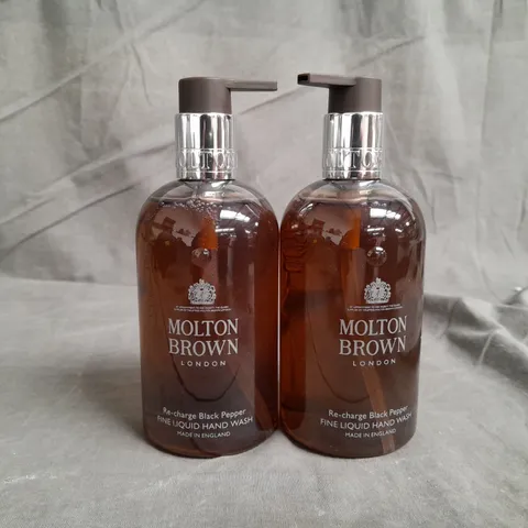 SET OF 2 MOLTON BROWN FINE LIQUID HAND WASH 300ML