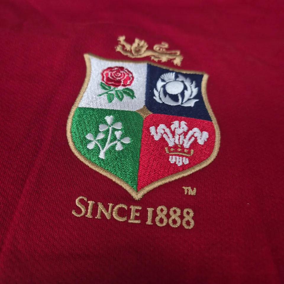 CANTERBURY RUGBY SHIRT WITH HOWDEN SPONSOR – RED, SIZE 4XL
