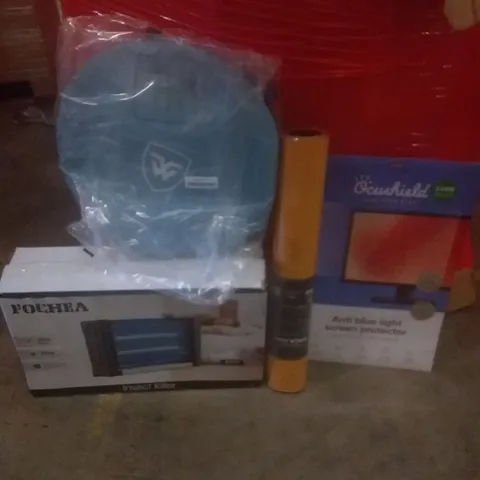 PALLET OF ASSORTED ITEMS INCLUDING ELECTRIC INSECT KILLER, POP UP TENT, PREMIUM YOGA MAT, ANTI BLUE LIGHT SCREEN PROTECTOR 