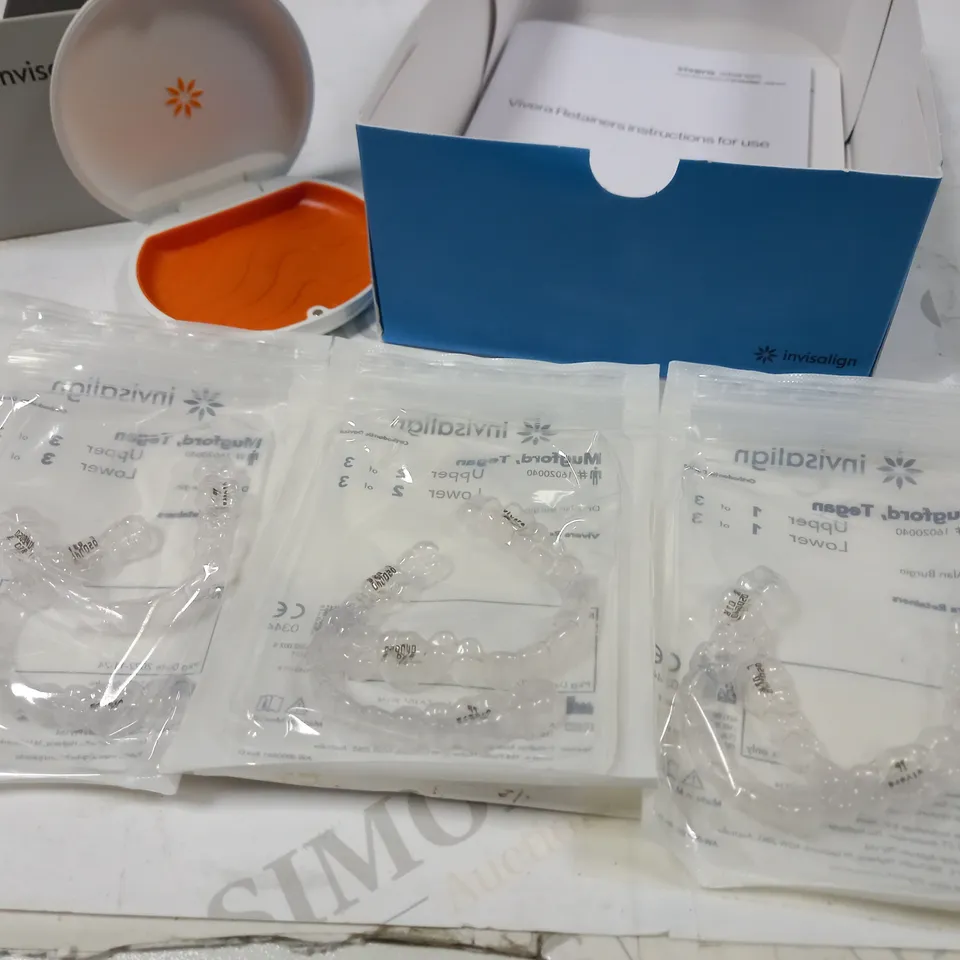 INVISALIGN ORTHODONTIC APPLIANCE PERSONALISED TO SOMEONE ALREADY 