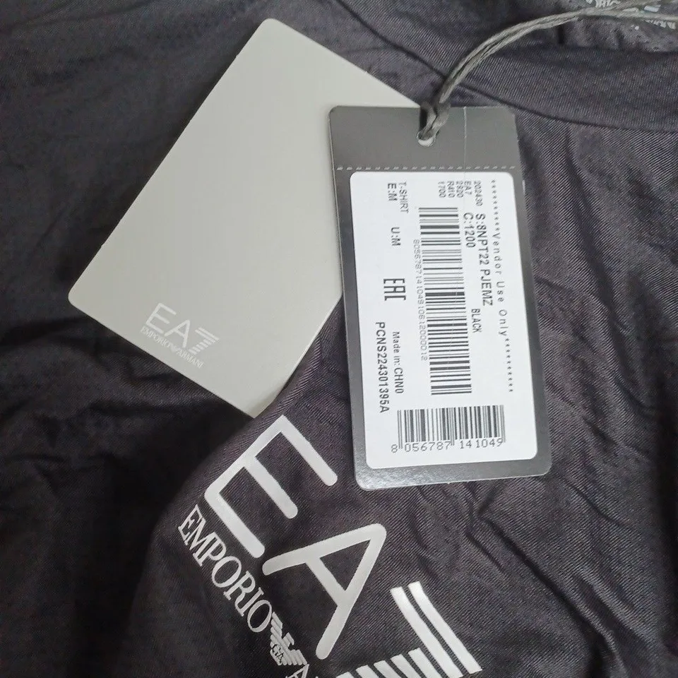 EMPORIO ARMANI VENTUS BLACK SPORTS TEE - M