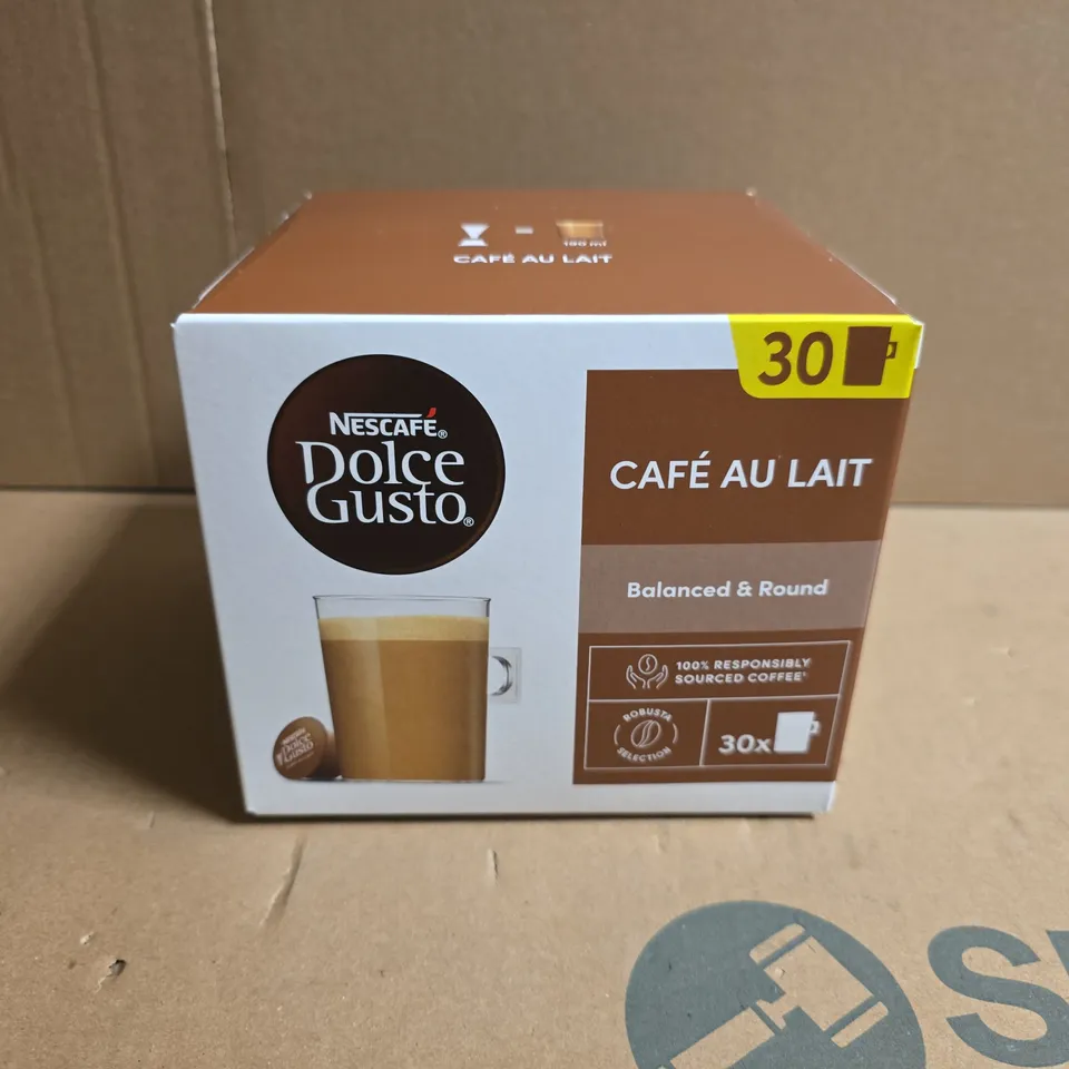 NESCAFÉ DOLCE GUSTO CAFÉ AU LAIT COFFEE CAPSULES – 30 CAPSULES