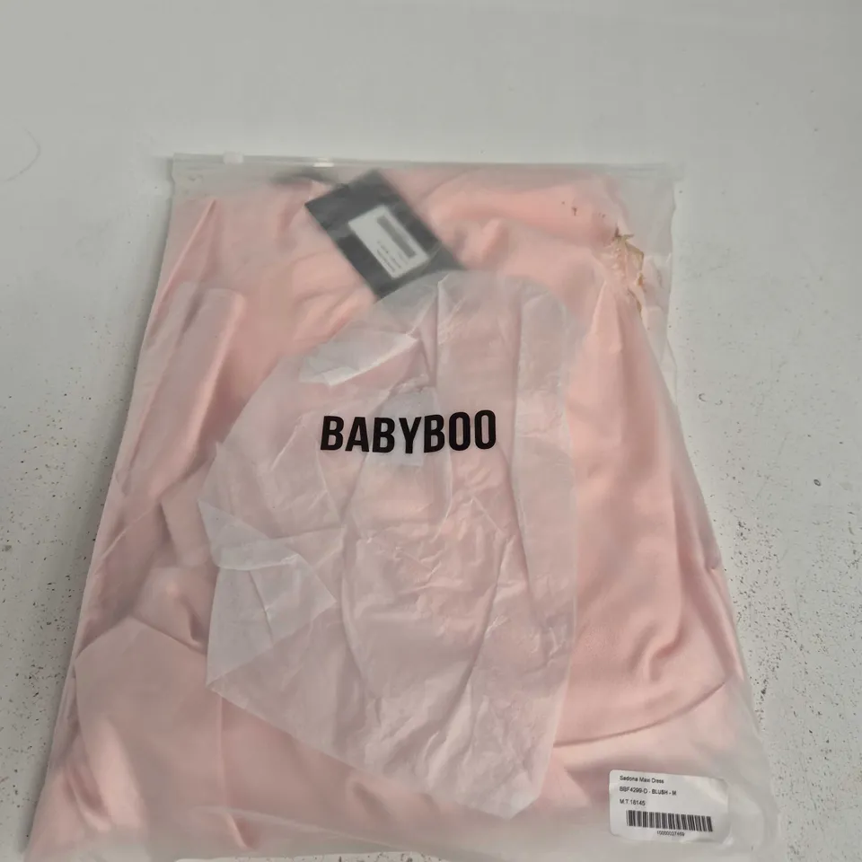 BAGGED BABYBOO SADONA MAXI DRESS – BLUSH – SIZE M