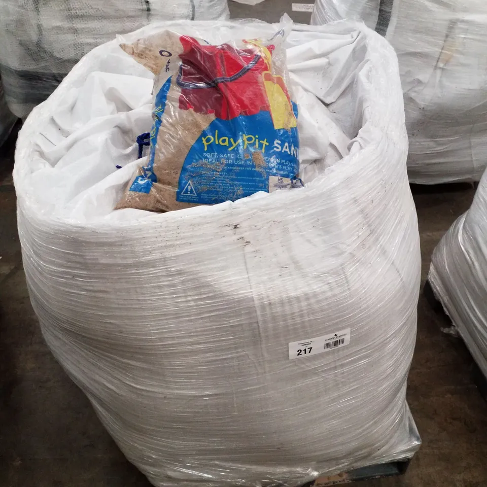 PALLET CONTAINING APPROXIMATELY 35 BAGS OF PLAY SAND