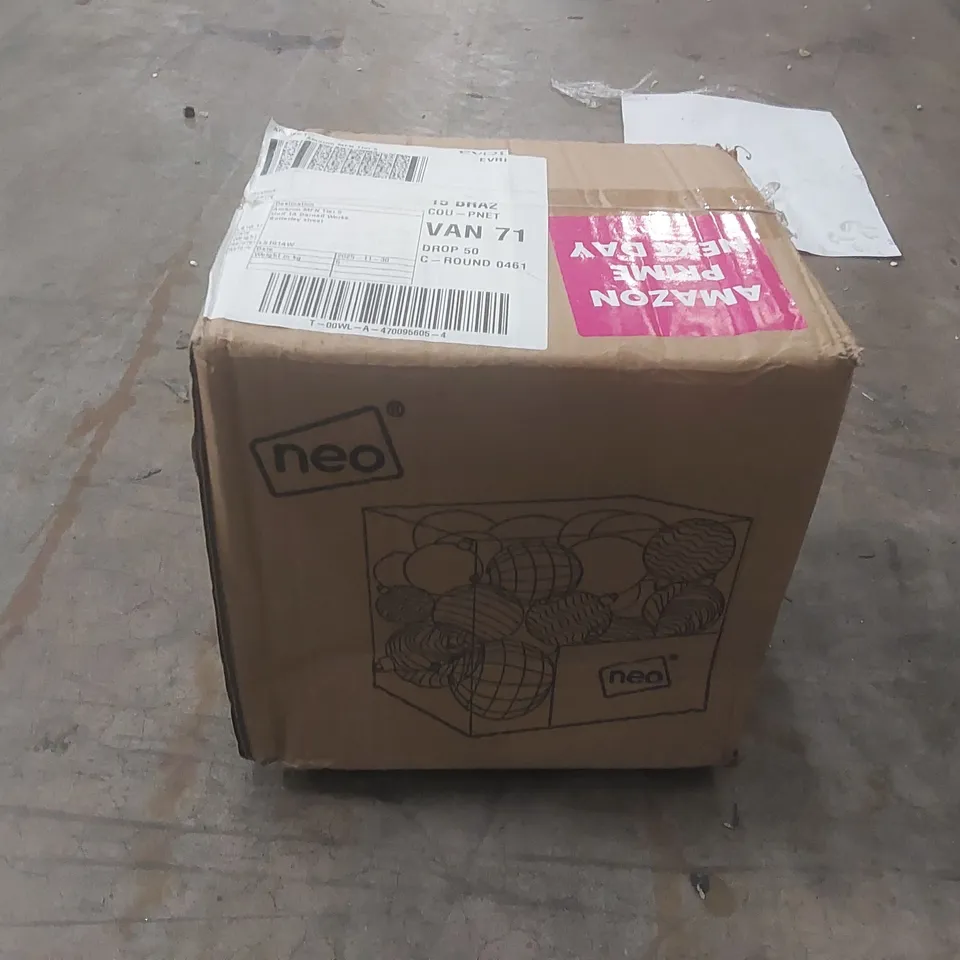 BOXED NEO BAUBLES SET