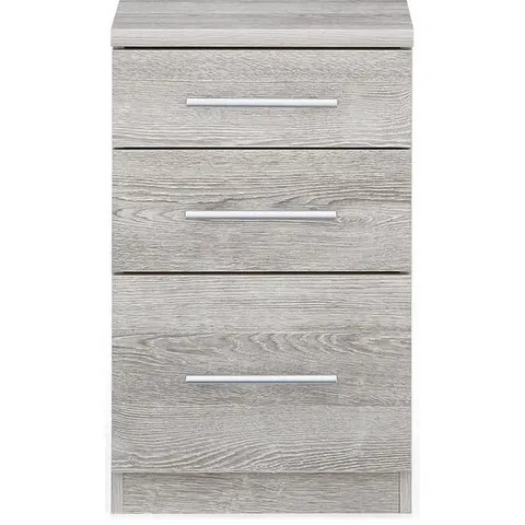HOME ESSENTIALS - PRAGUE GRADUATED BEDSIDE CABINET - COLLECTION ONLY