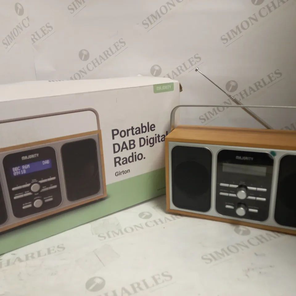 MAJORITY GIRTON PORTABLE DAB DIGITAL RADIO