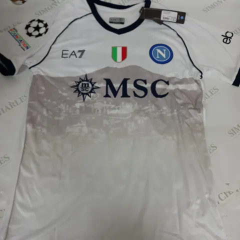EA7 NAPOLI AWAY SHIRT '77 KVARATSKHELIA' - MEDIUM