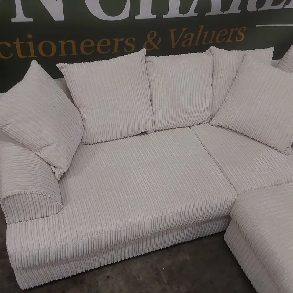 QUALITY DESIGNER AJO 4 SEATER CORD SOFA