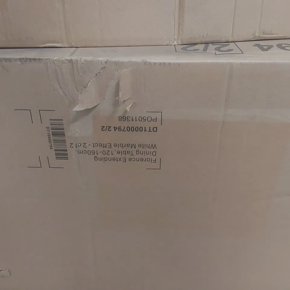 PALLET CONTAINING A LARGE QUANTITY OF ASSORTED DESIGNER FURNITURE PARTS INCLUDING: DINING TABLE PARTS ECT