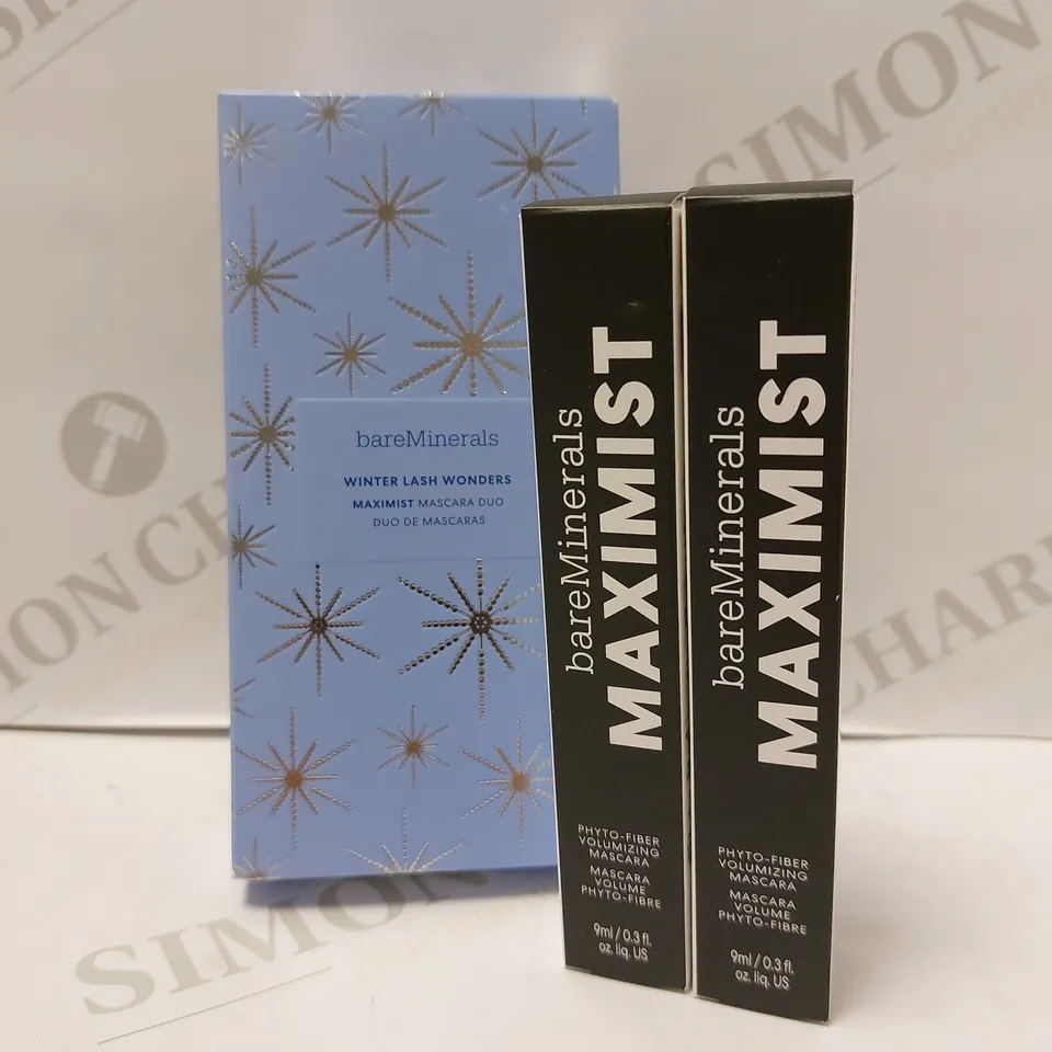 BAREMINERALS WINTER LASH WONDERS MAXIMIST MASCARA DUO