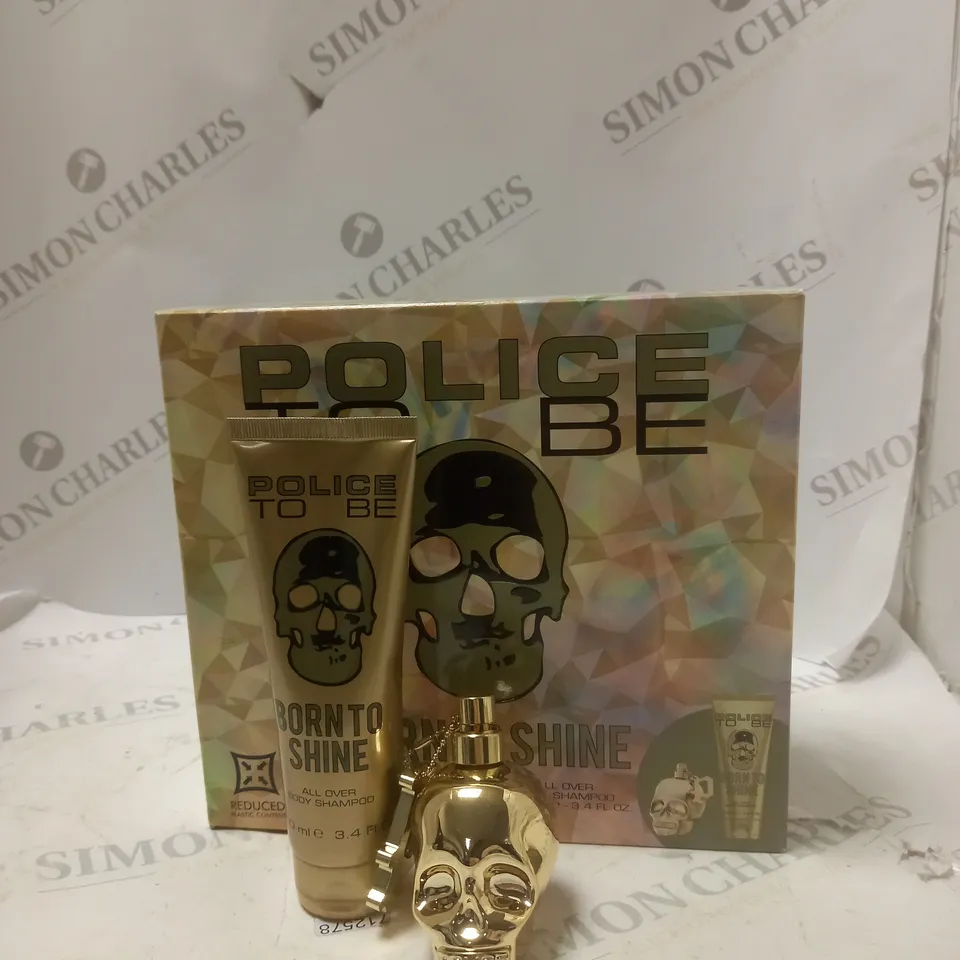 POLICE TO BE BORN TO SHINE SET (EDT 40ML + BODY SHAMPOO 100ML) FOR MEN