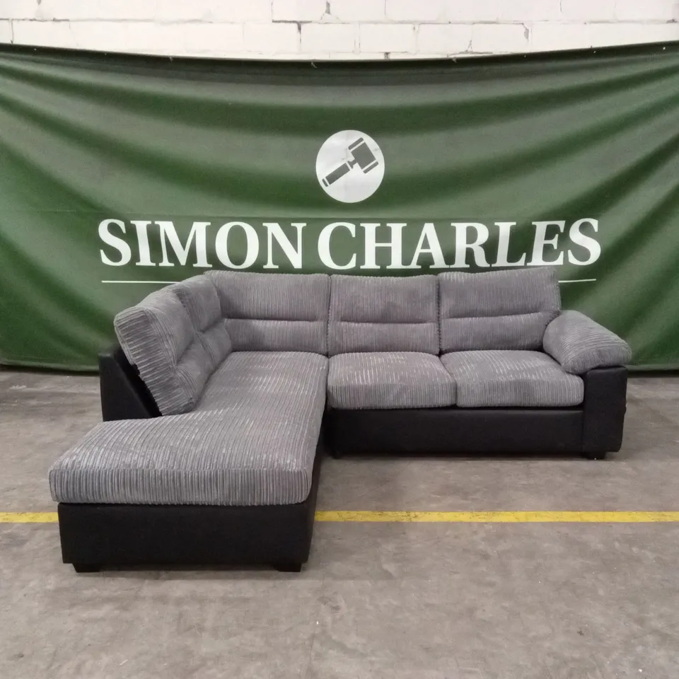 ARMSTRONG LEFT HAND CORNER GROUP SOFA - GREY RRP £1049