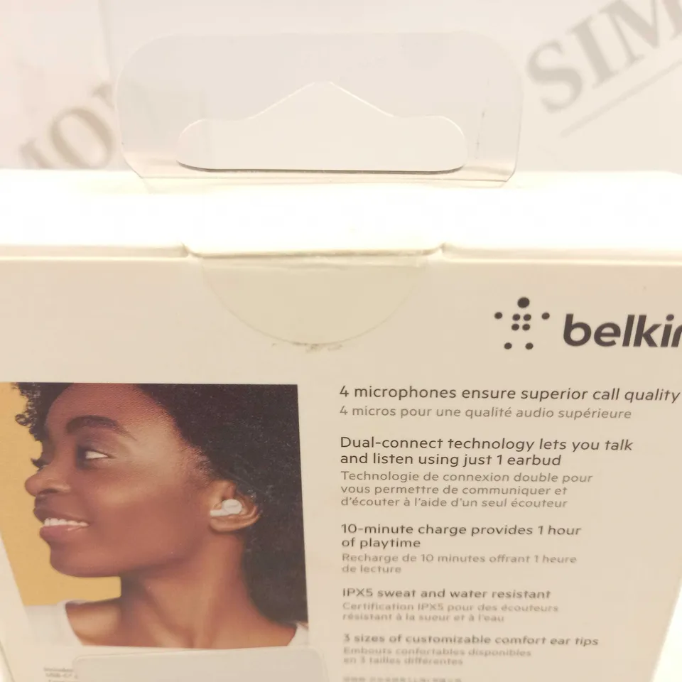 SEALED BELKIN SOUNDFORM RISE TRUE WIRELESS EARBUDS