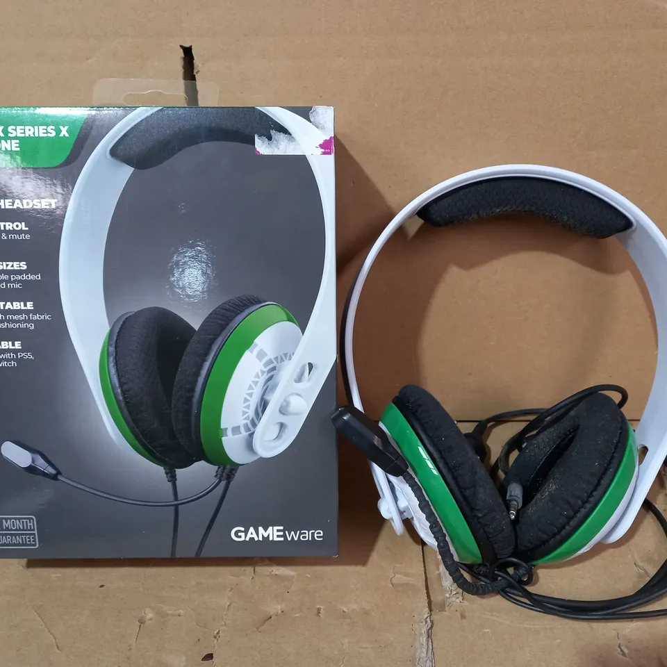 LOT OF 2 GAMEWARE STEREO HEADSETS FOR XBOX SERIES X & XBOX ONE