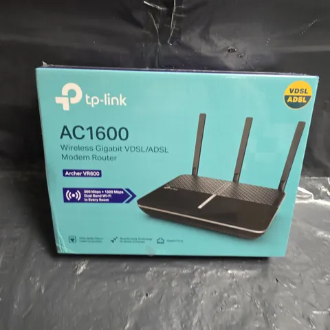 TP-LINK AC1600 WIRELESS GIGABIT VDSL/ADSL MODEM ROUTER ARCHER VR600 – BOXED