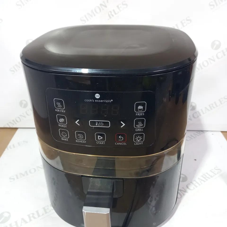OUTLET COOK'S ESSENTIALS 4.0L AIR FRYER - BLACK