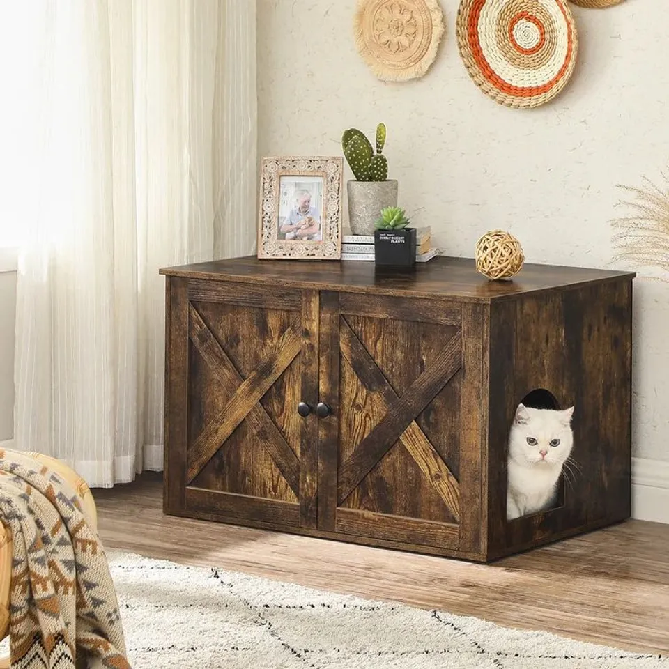 BOXED FEANDREA HIDDEN CAT LITTER BOX