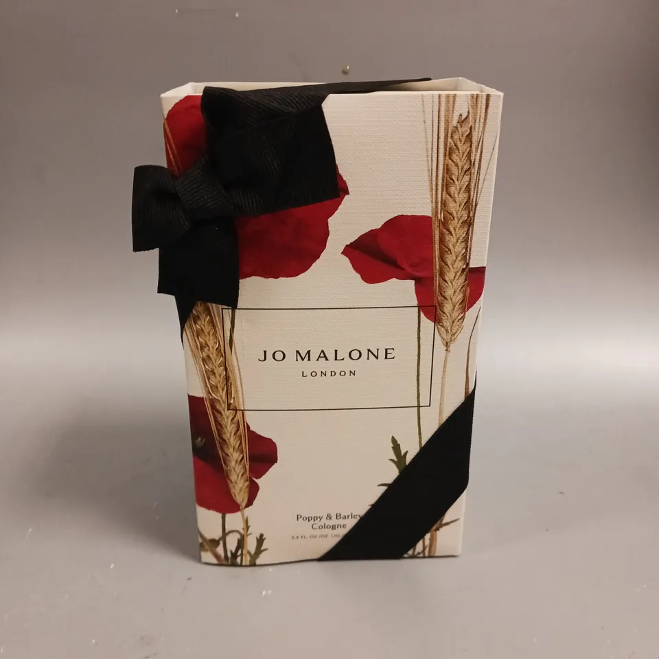 BOXED JO MALONE POPPY & BARLEY COLOGNE 100ML
