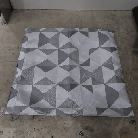 STAMPER GEOMETRIC SQUARE SCATTER CUSHION COVER