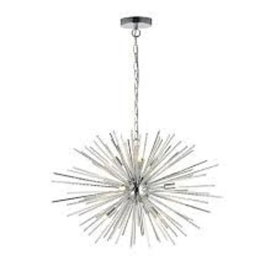 BOXED ENDON LENA FIREWORK 9 LIGHT CEILING PENDANT LIGHT POLISHED CHROME