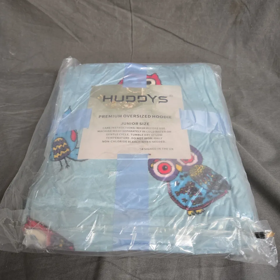 HUDDYS SEALED PREMIUM OVERSIZED HOODIE - JUNIOR - BLUE OWL