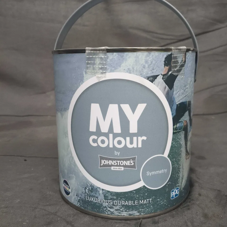 JOHNSTONE'S MY COLOUR SYMMETRY PAINT TIN – LUXURY DURABLE MATT FINISH - 2.5L