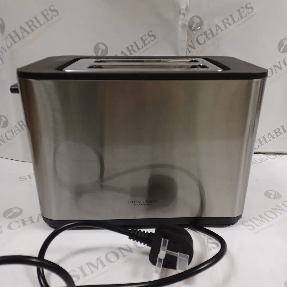 JOHN LEWIS 2 SLICE TOASTER 