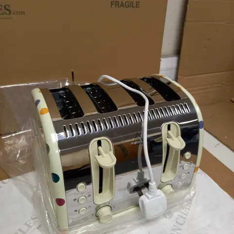 RUSSELL HOBBS EMMA BRIDGEWATER 4 SLICE TOASTER