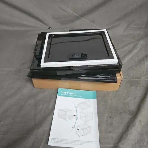 MEDICATION LOCKBOX – BLACK SECURE STORAGE BOX