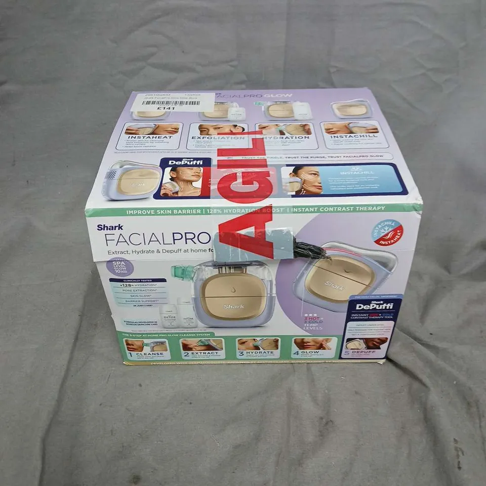 SHARK FACIALPRO GLOW GLOW-BOOSTING AT-HOME FACIAL SYSTEM 