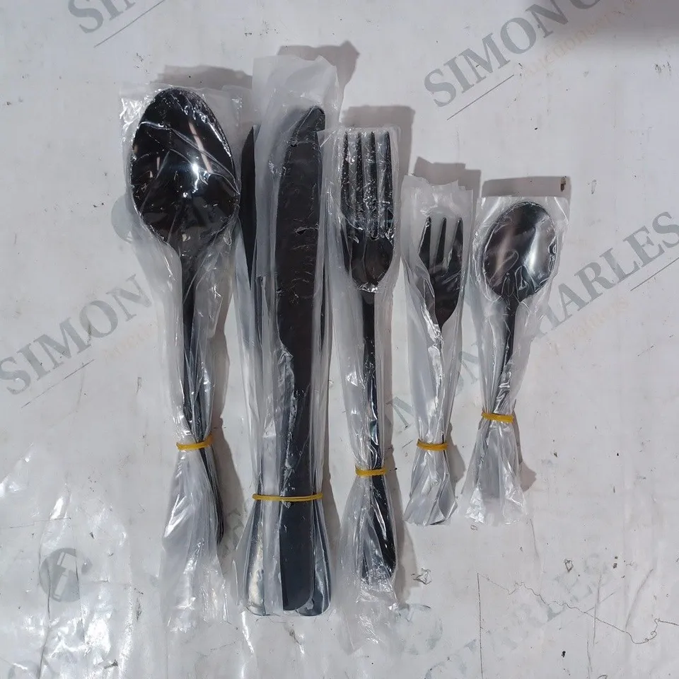 BOXED UNBRANDED PREMIUM QUALITY FLATWARE SET