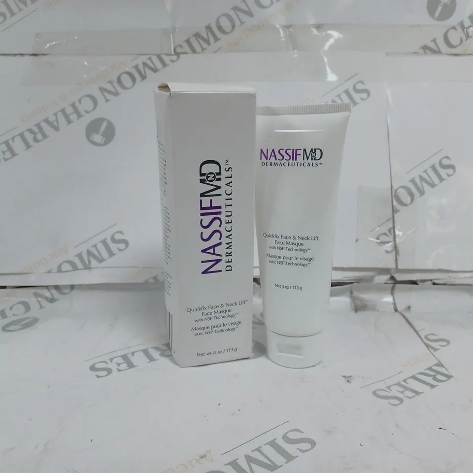 BOXED NASSIF MD QUICK FIX FACE AND NECK LIFT FACE MASK 